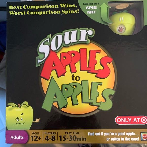 Sour Apples to Apples Board Game - Picture 1 of 6